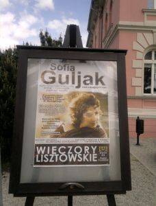 Poster of the concert in Trzebnica (photo by Juliusz Adamowski)
